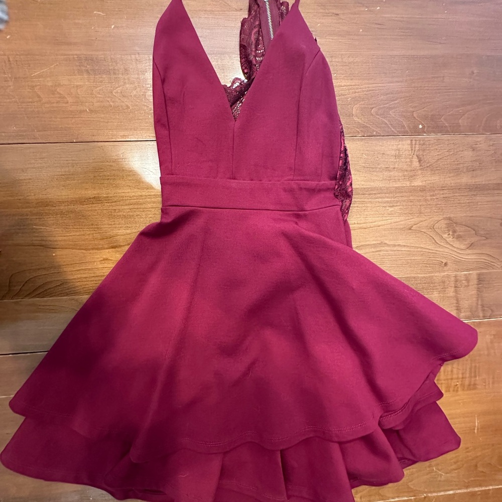 Windsor Burgundy Formal Dress